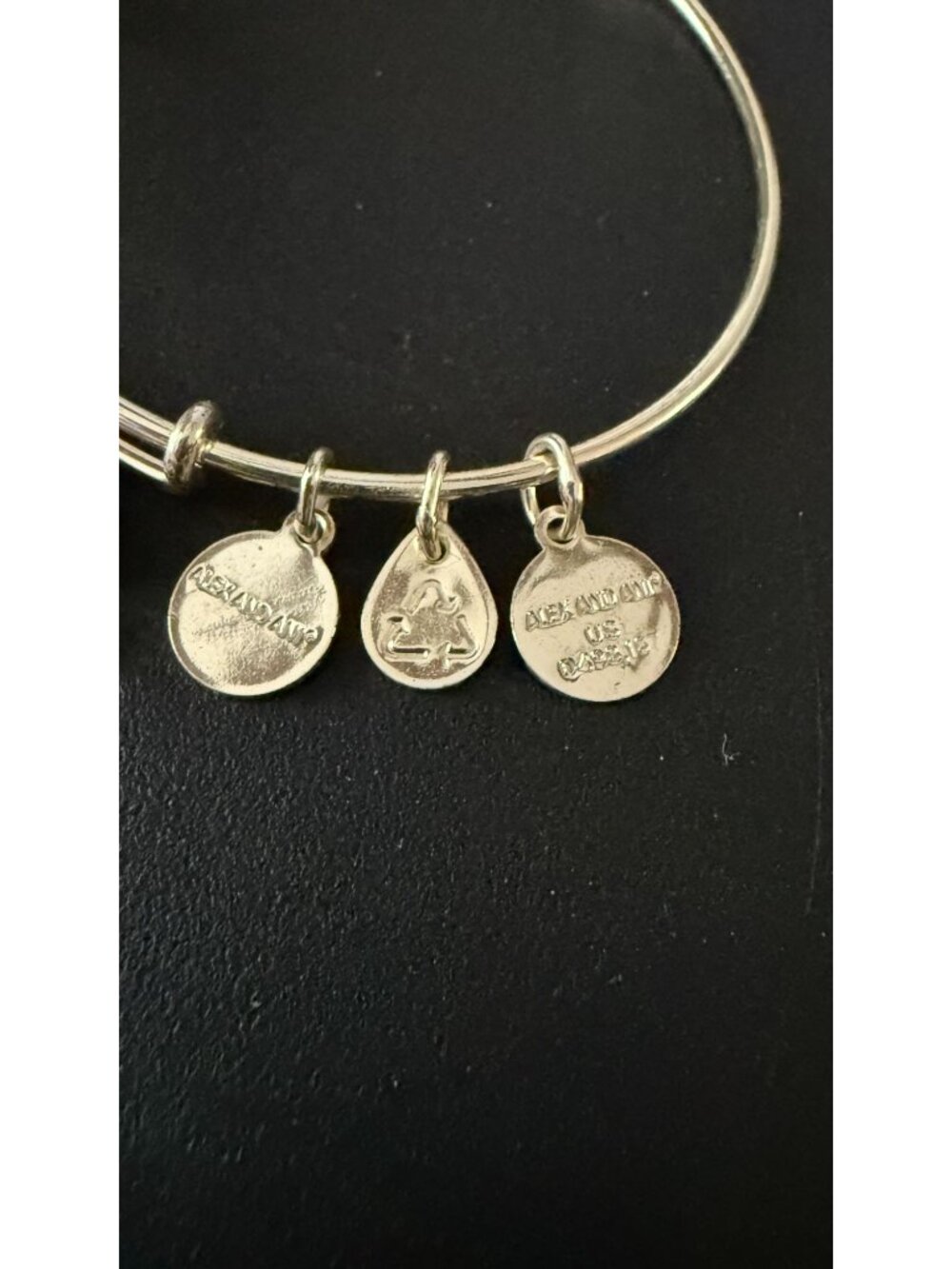 NWOT Alex & Ani Joy Sand Dollar Expandable Bangle Bracelet Silver Tone Beach - Picture 5 of 8